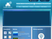 Tablet Screenshot of castilloblancofrio.com